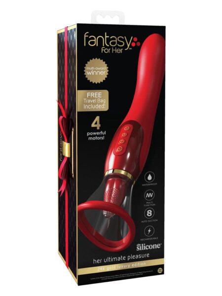 Ultimate Pleasure Suction Simulator Silicone - Red