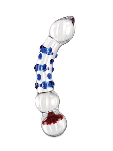 Hand Blown Glass Massager Icicles #18