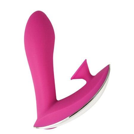 Infinitt Suction Massager Three Silicone 10 Function Vibe - Pink