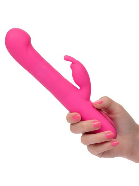 Jack Rabbit Elite Rechargeable Silicone Beaded G Rabbit - Pink