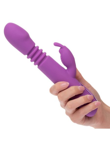 Elite Thrusting Silicone Jack Rabbit USB Rechargeable