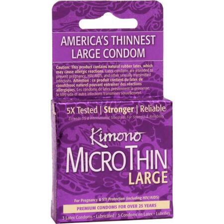 Kimono Micro Thin Large Latex Condoms