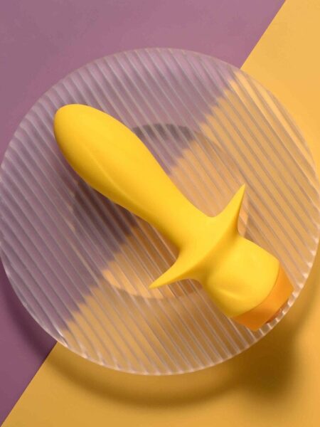 Mellow Yellow Silicone Rechargeable Anal Plug