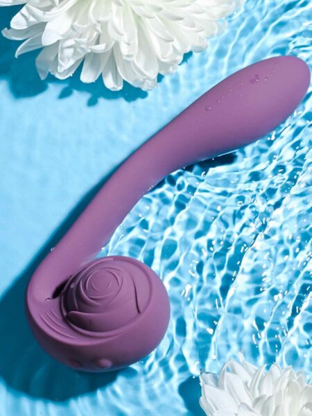 Poseable You Silicone Rechargeable Vibrator - Purple