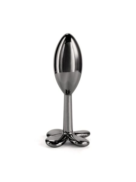 Rear Assets Clover Butt Plug Gun Metal