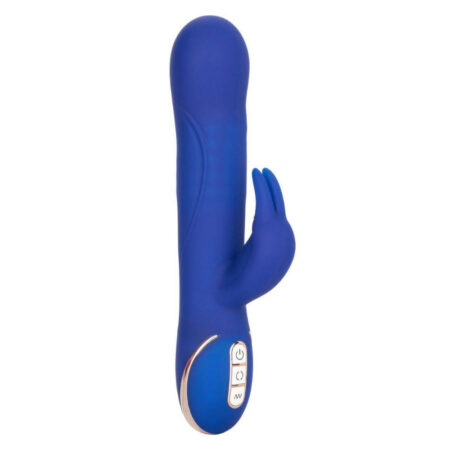 Jack Rabbit Signature 7 Functions Silicone USB Rechargeable Blue
