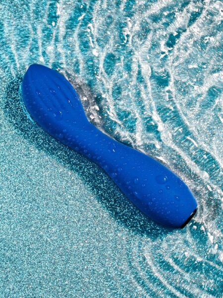 Sapphire G Silicone Rechargeable Vibrator - Blue