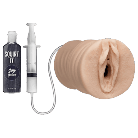 Squirting Pussy with 1 Oz Joy Juice 1 Vanilla
