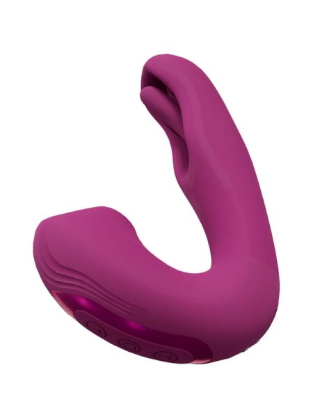 Yuna Rechargeable Dual Action Air Wave G-Spot Stimulator Pink