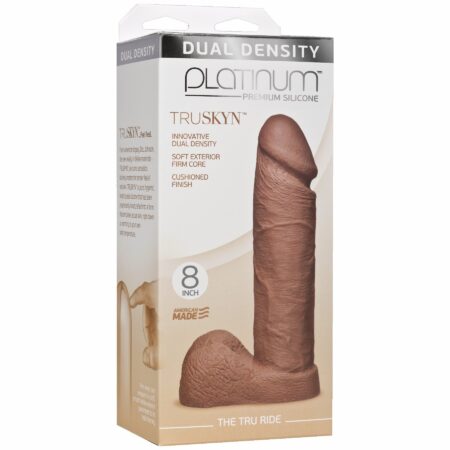 Doc Johnson Tru Ride 8-Inch Dildo - Caramel