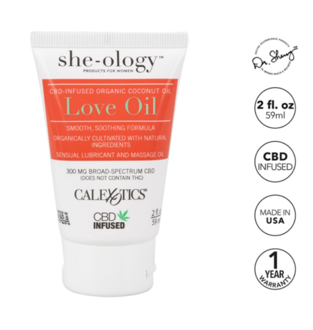 SHE-OLOGY CBD-Infused Love Oil